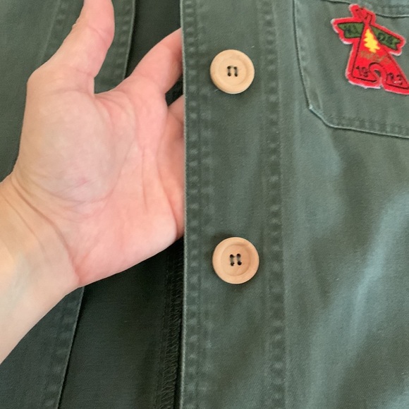 Rules of Etiquette Utility/Military Style Patchwork Jacket Size Small - Picture 9 of 9